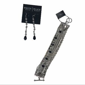 WHITE HOUSE BLACK MARKET Bracelet And Earrings